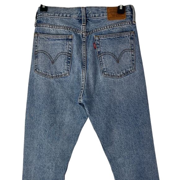 Levi's Women's Wedgie Straight Leg Medium Wash Jeans - Picture 7 of 11